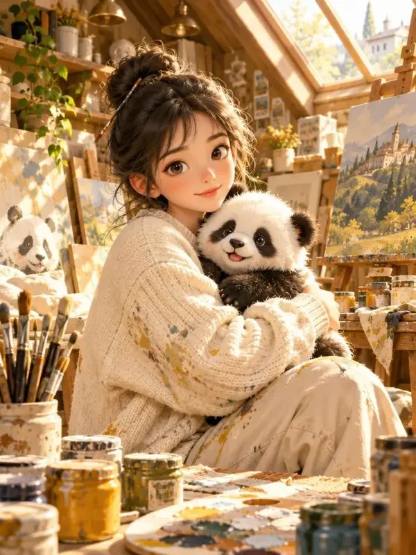 画家妈咪的熊猫精萌宝封面
